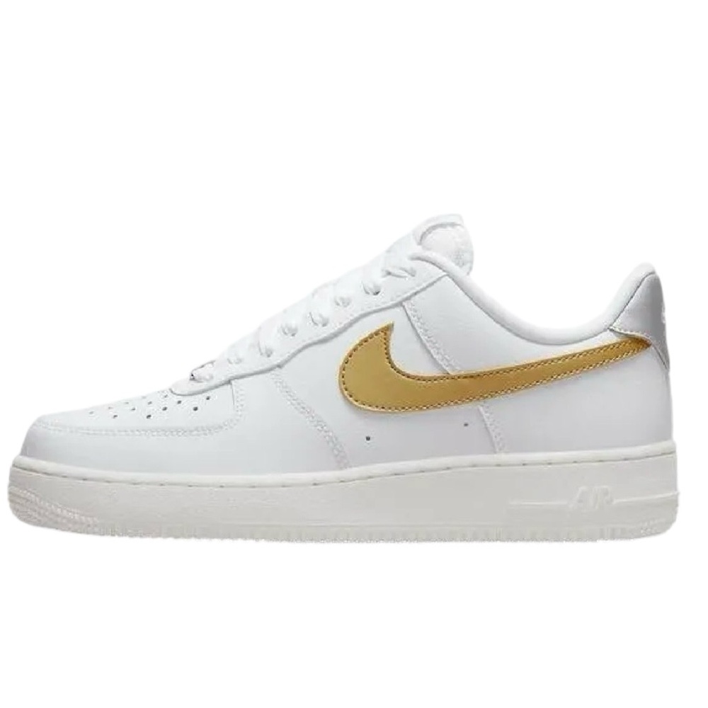 NIKE Gold Swoosh Air Force 1